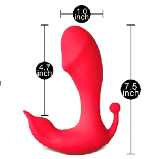 1055 Red Vibrating Vibrator