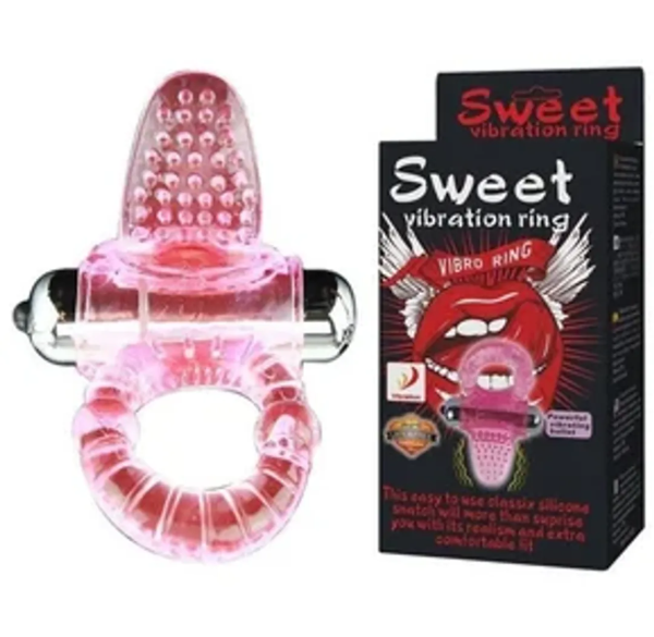 0127 Anillo Vibrador Sweet Lengua Gigante