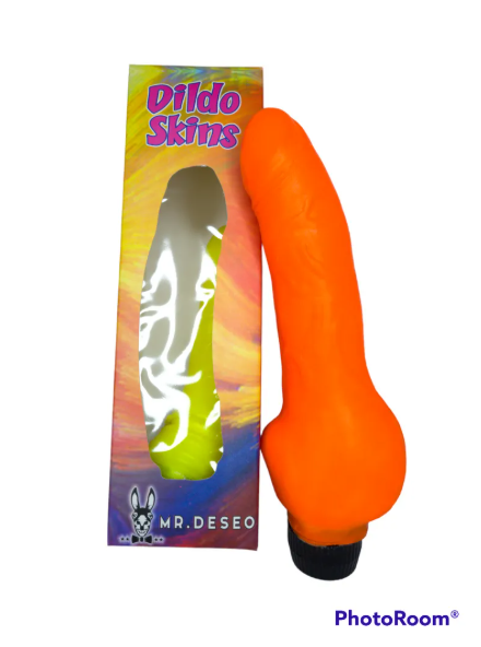 0498h Dildo Nacional Skin Surtido Skin naranja