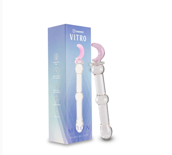 S 0217N Oso Dildo en vidrio Talla S